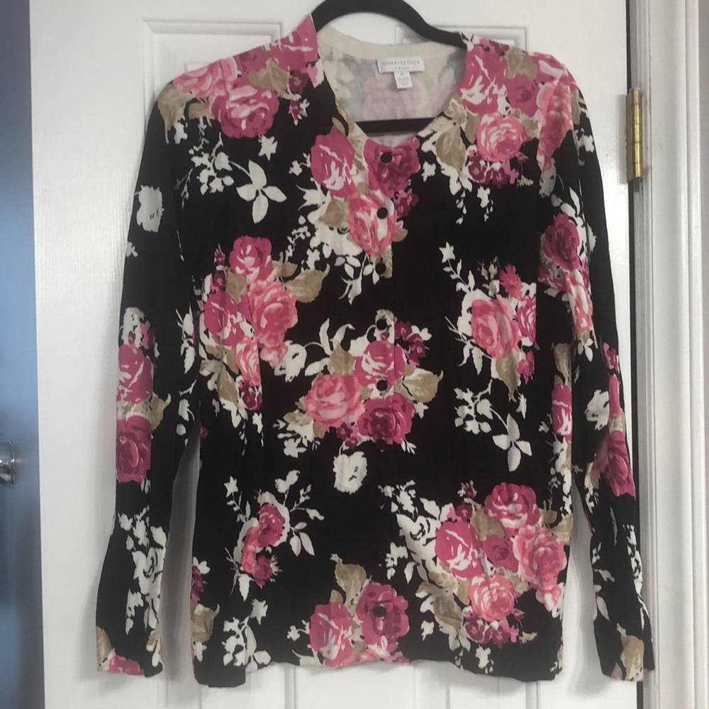 Floral cardigan